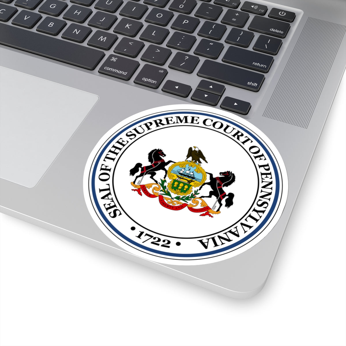 Seal of the Supreme Court of Pennsylvania - STICKER Vinyl Kiss-Cut Decal