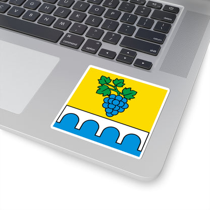 CHE Tresa Flag (Switzerland) STICKER Vinyl Kiss-Cut Decal