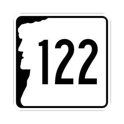 NH Route 122 (New Hampshire) (Road Sign) STICKER Vinyl Kiss-Cut Decal