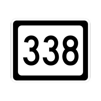 WV-338 (Virginia) (Road Sign) STICKER Vinyl Kiss-Cut Decal