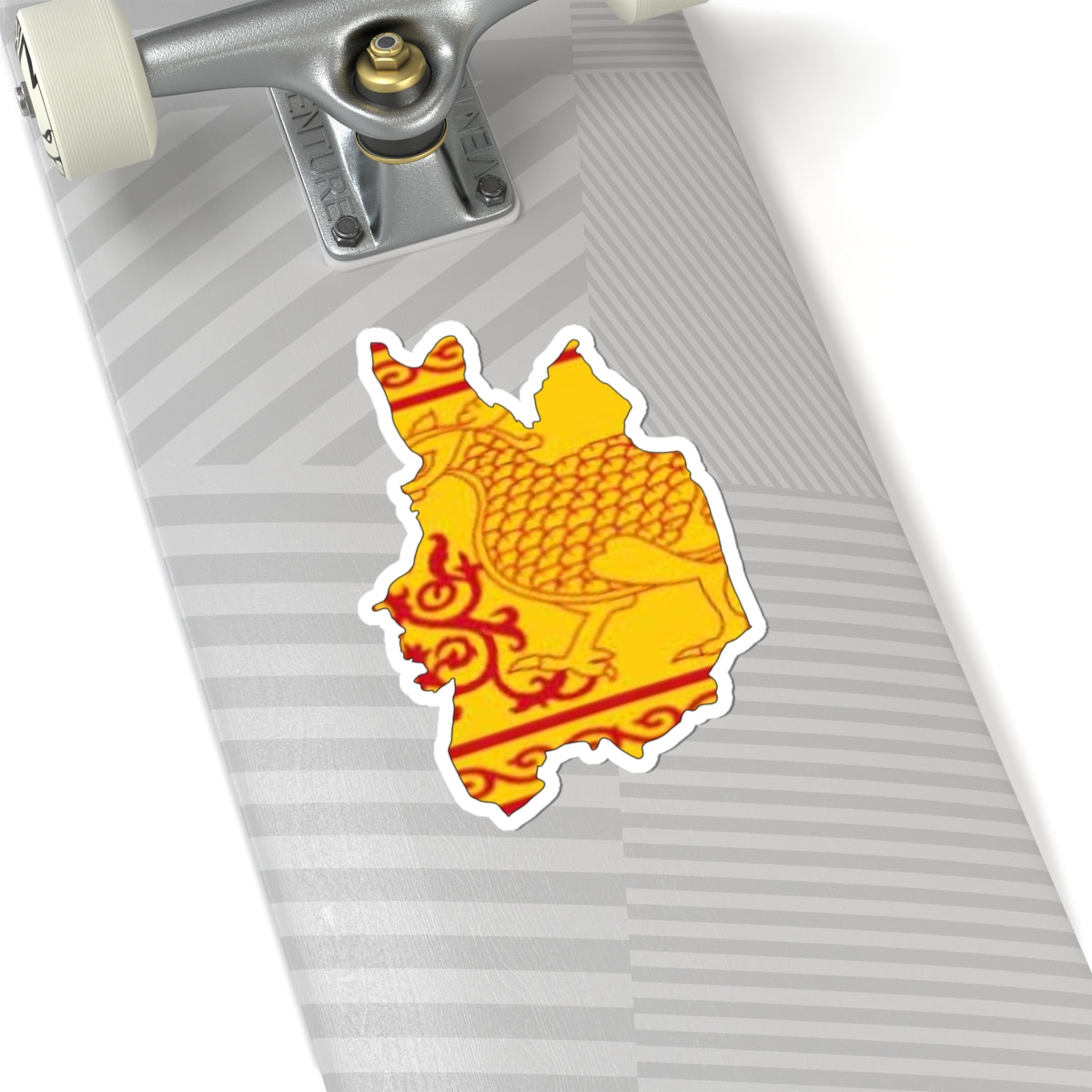 Uva Province Flag-map (Sri Lanka) STICKER Vinyl Kiss-Cut Decal