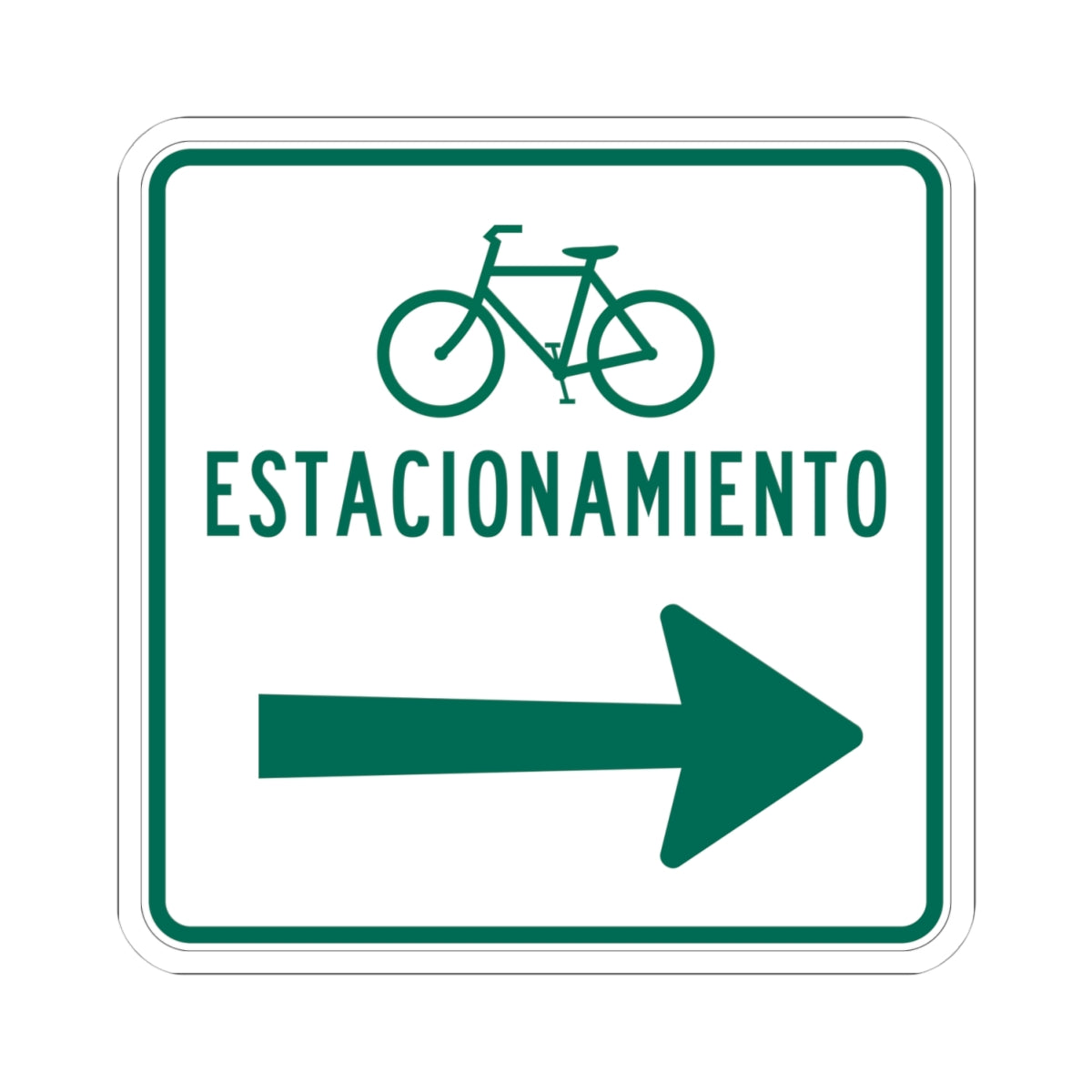 MUTCD-PR D4-3D (Puerto Rico) (Road Sign) STICKER Vinyl Kiss-Cut Decal