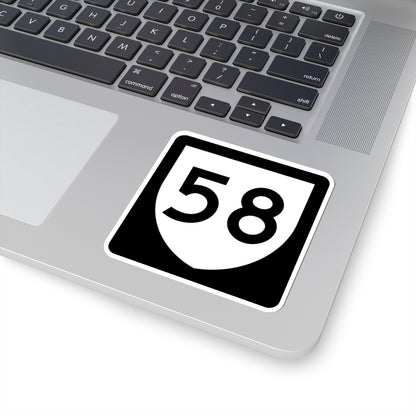 PR urban primary 58 (Puerto Rico) (Road Sign) STICKER Vinyl Kiss-Cut Decal