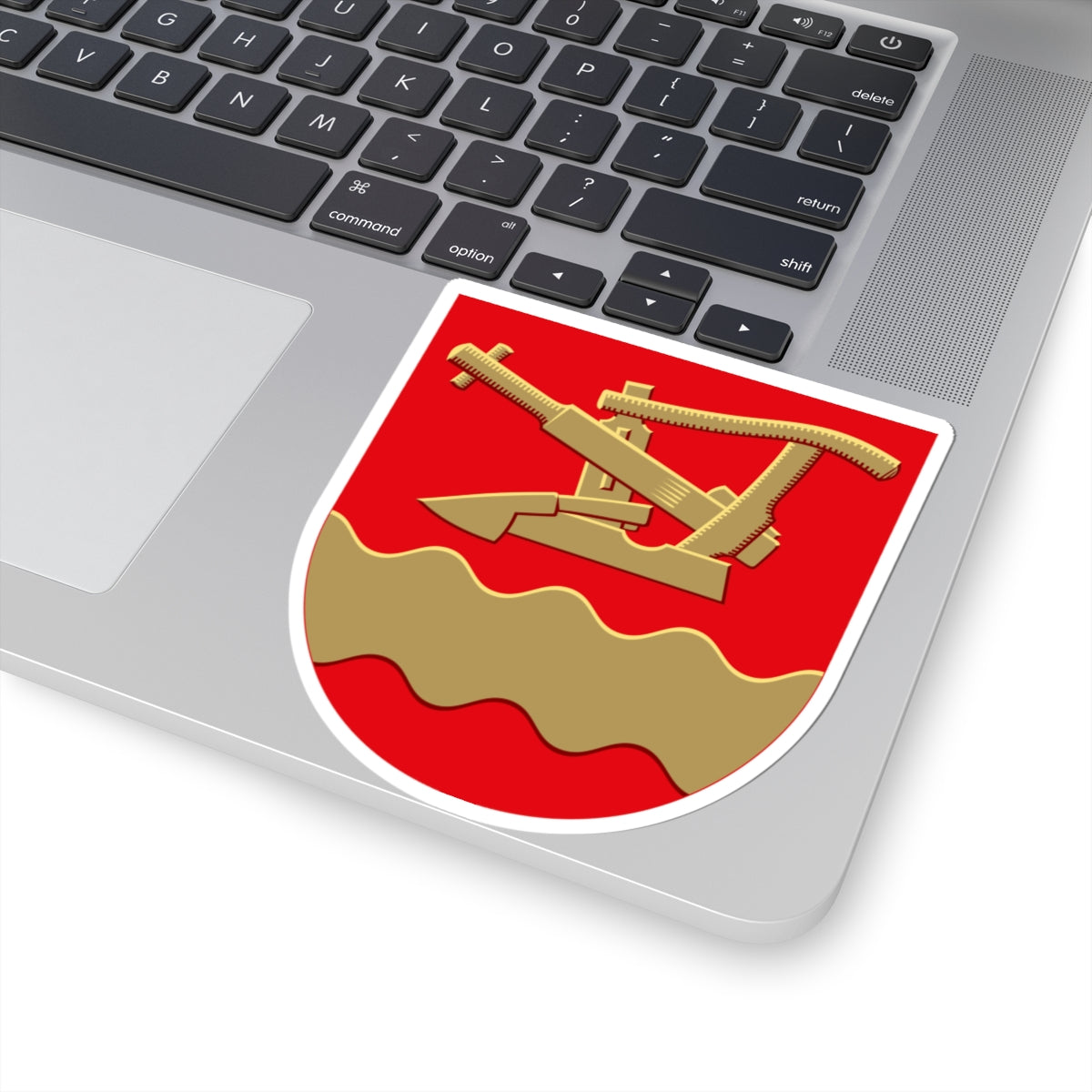 Aura.vaakuna (Finland) (Coat of Arms) STICKER Vinyl Kiss-Cut Decal