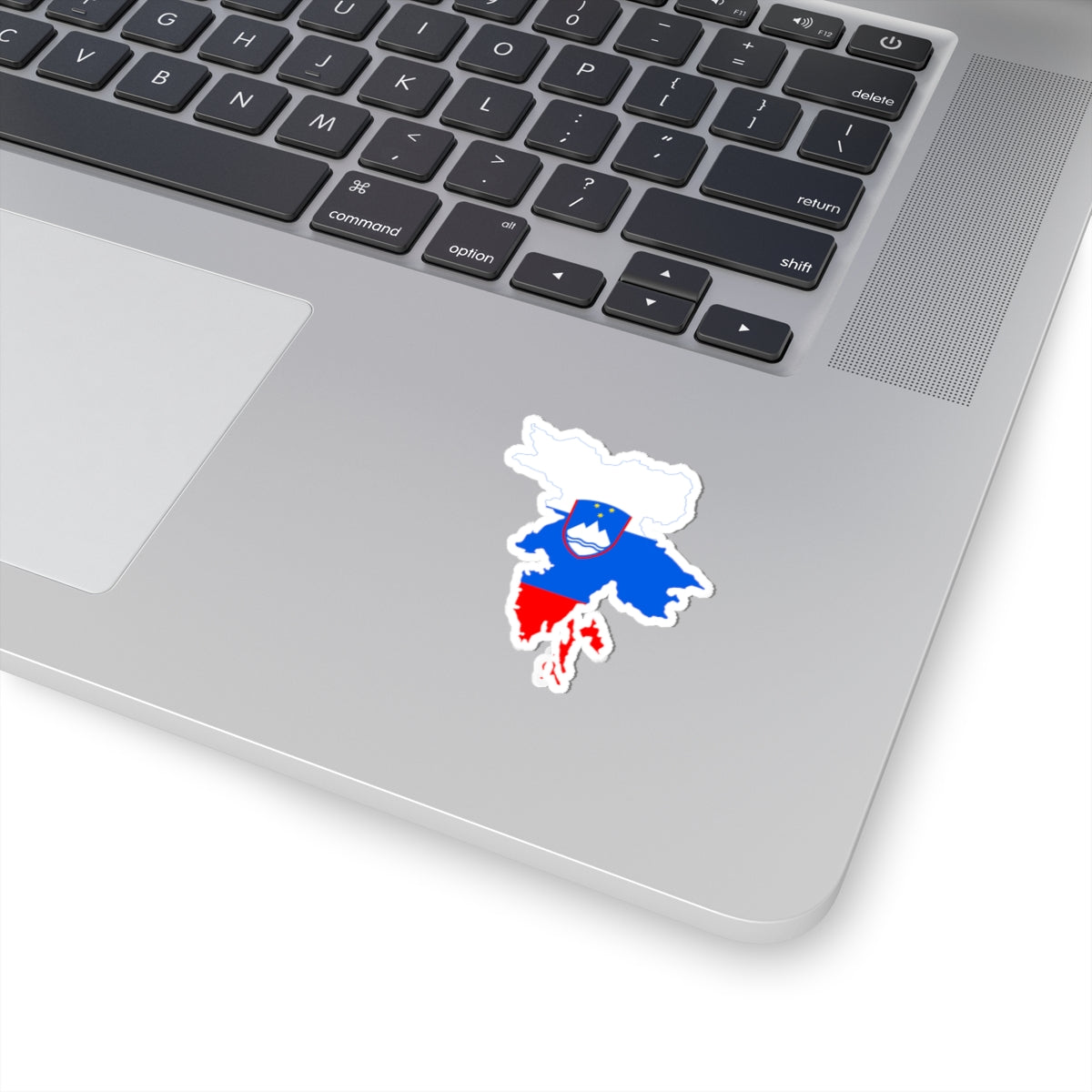 Flag-map of Greater Slovenia (Slovenia) STICKER Vinyl Kiss-Cut Decal