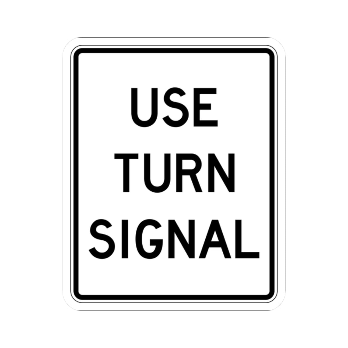 NJ Road sign RNJ33-1 (New Jersey) (Road Sign) STICKER Vinyl Kiss-Cut Decal
