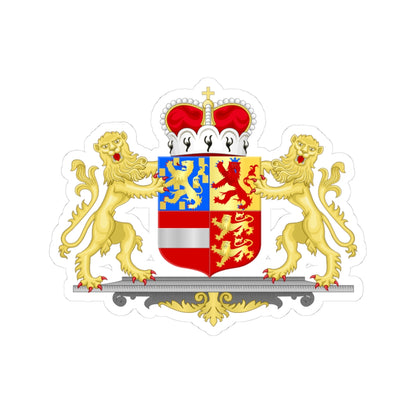Achievement of Nassau Dillenburg Princes 1559-1739 (Netherlands) (Coat of Arms) STICKER Vinyl Kiss-Cut Decal