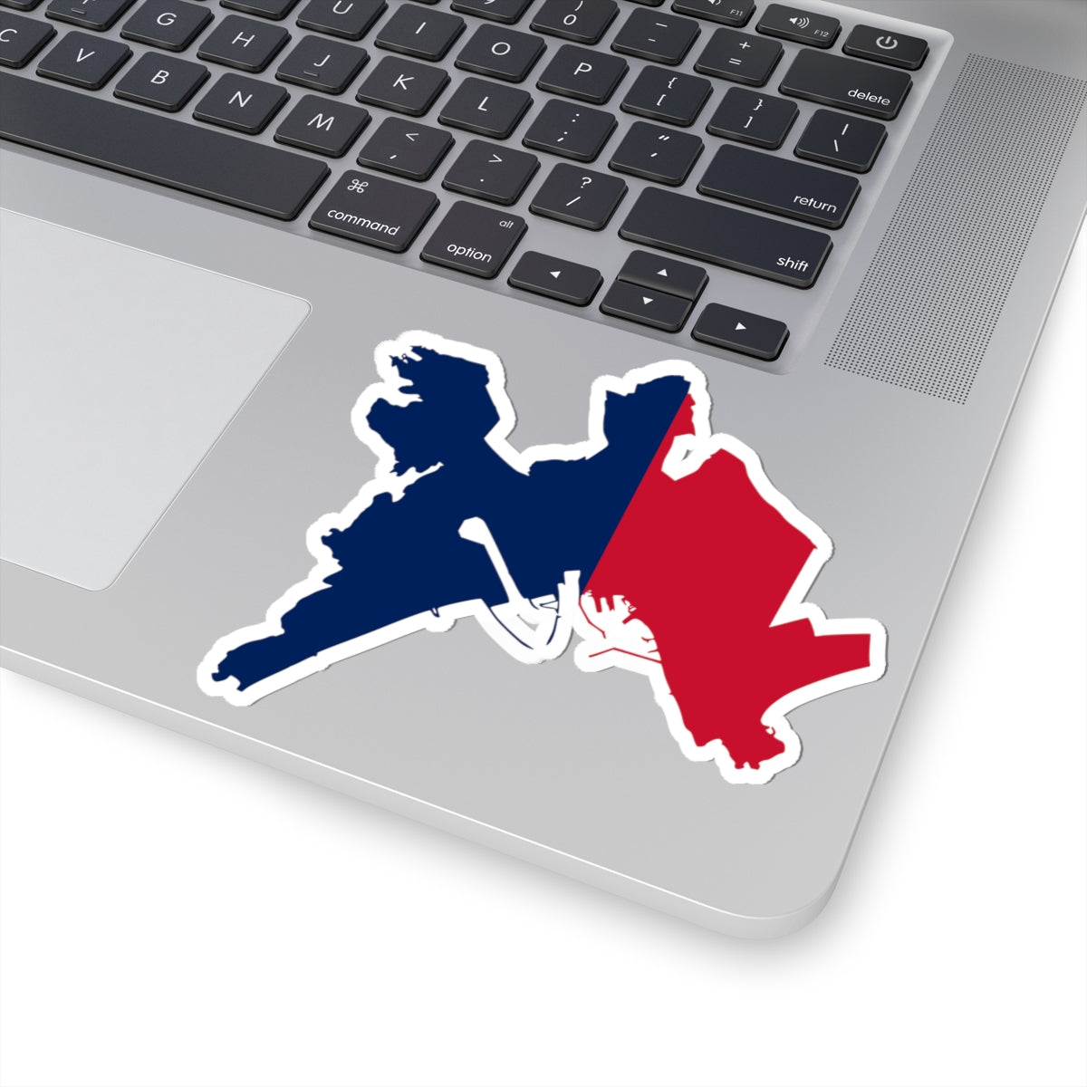 Flag map of Cagliari Casteddu (Italy) STICKER Vinyl Kiss-Cut Decal