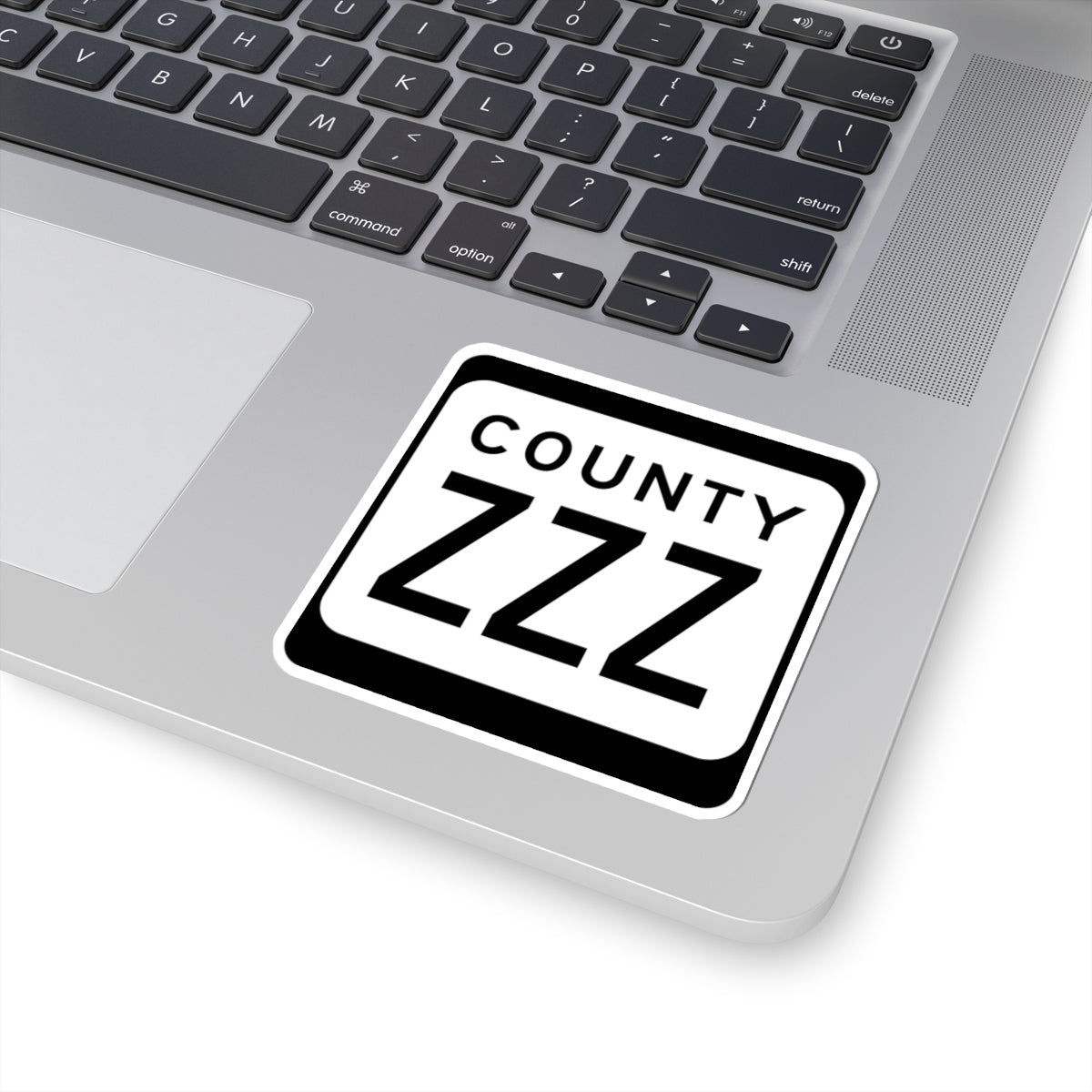 WIS County ZZZ (Wisconsin) (Road Sign) STICKER Vinyl Kiss-Cut Decal