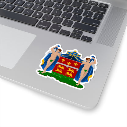 Beverwijk wapen 1818 (Netherlands) (Coat of Arms) STICKER Vinyl Kiss-Cut Decal