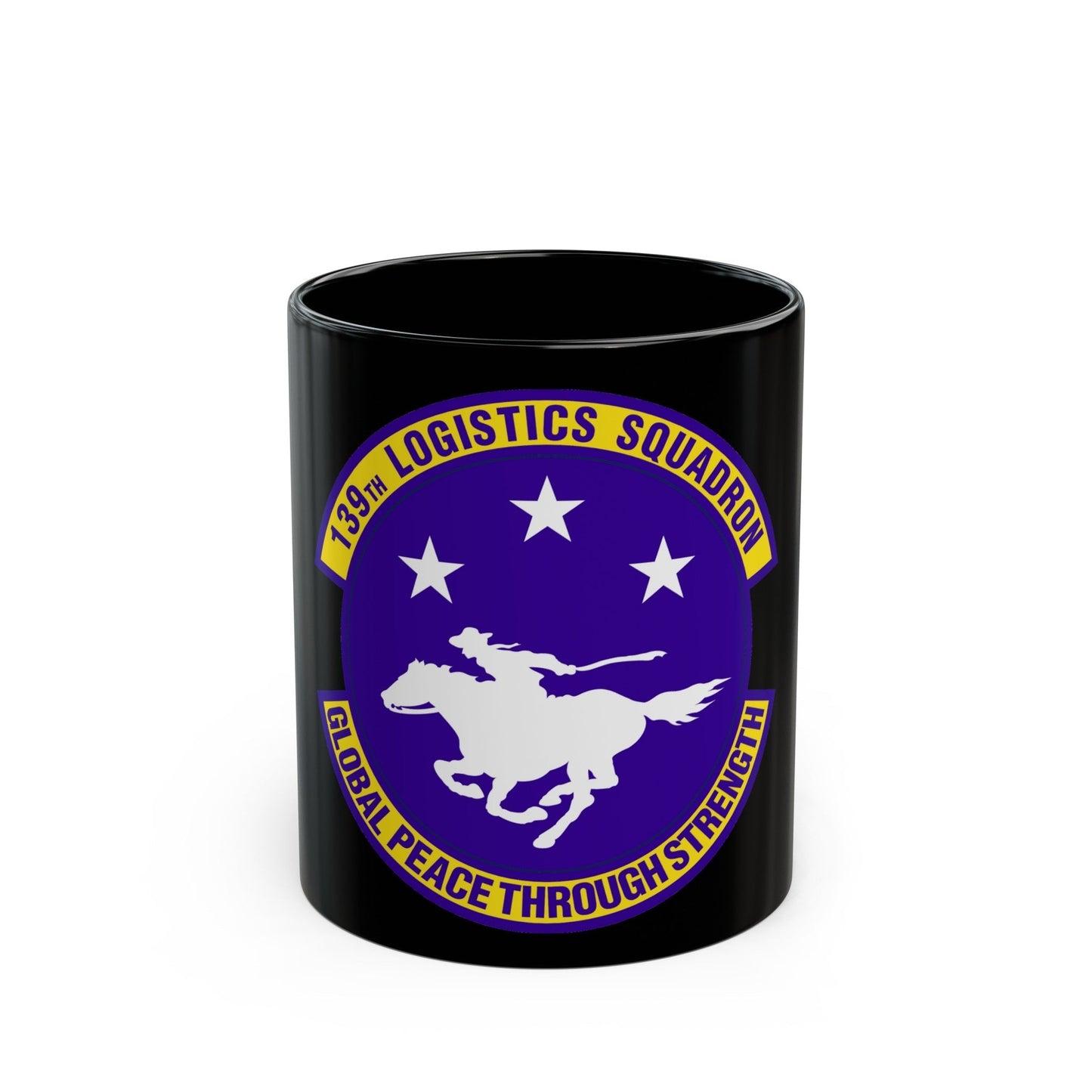 139th Logistics Squadron (U.S. Air Force) Black Coffee Mug-11oz-The Sticker Space