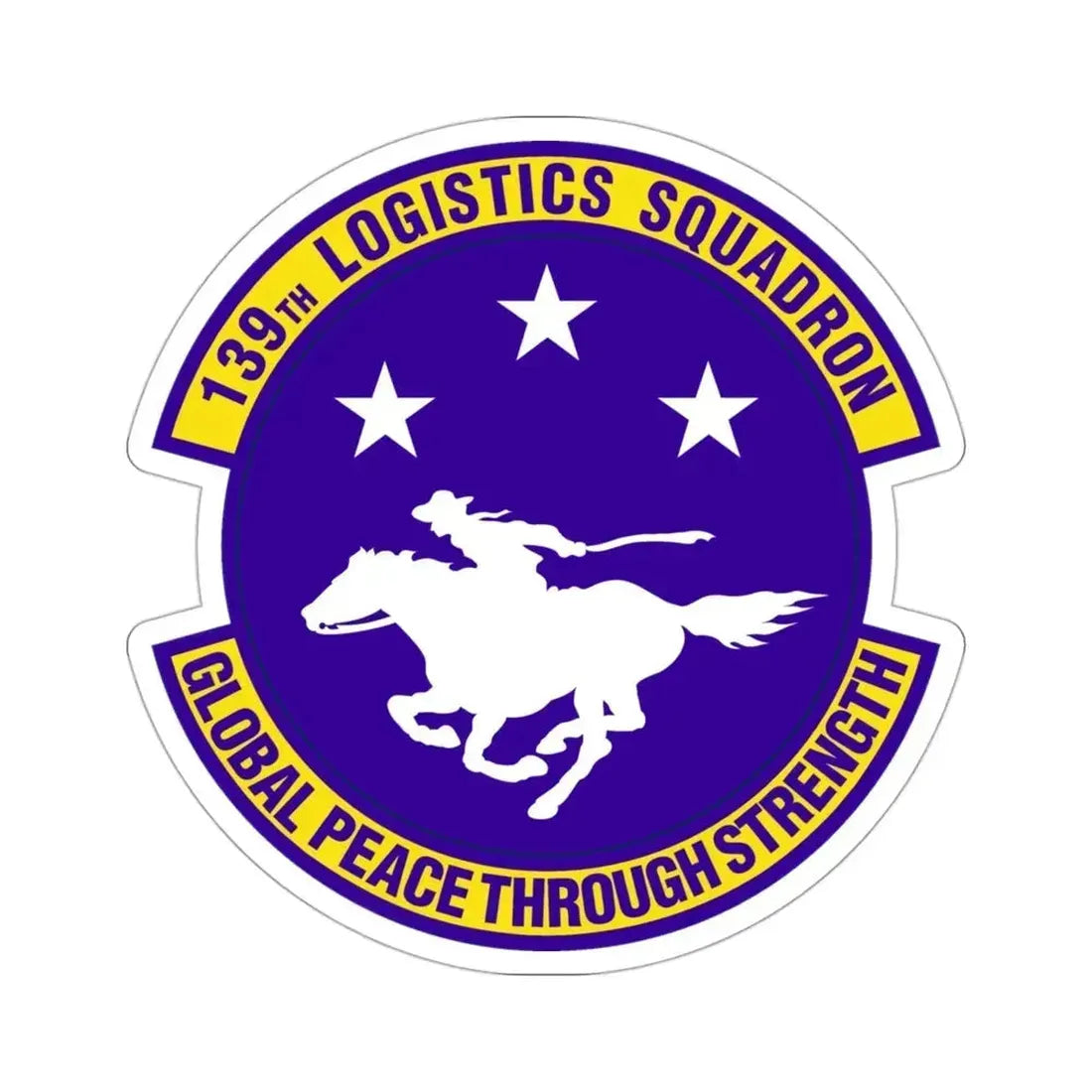 139th Logistics Squadron (U.S. Air Force) STICKER Vinyl Die-Cut Decal 3 Inch - The Sticker Space