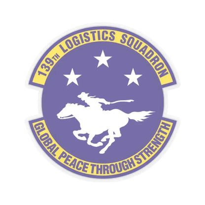 139th Logistics Squadron (U.S. Air Force) STICKER Vinyl Kiss-Cut Decal 2 Inch Transparent - The Sticker Space