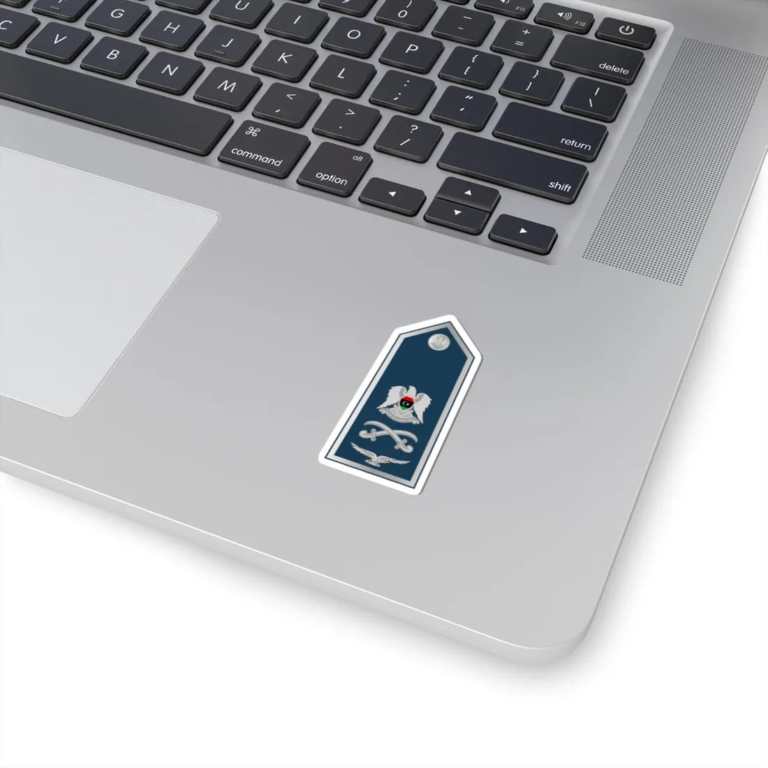 13.Libyan Air Force MG (Libya) (Military Rank) STICKER Vinyl Kiss-Cut Decal - The Sticker Space