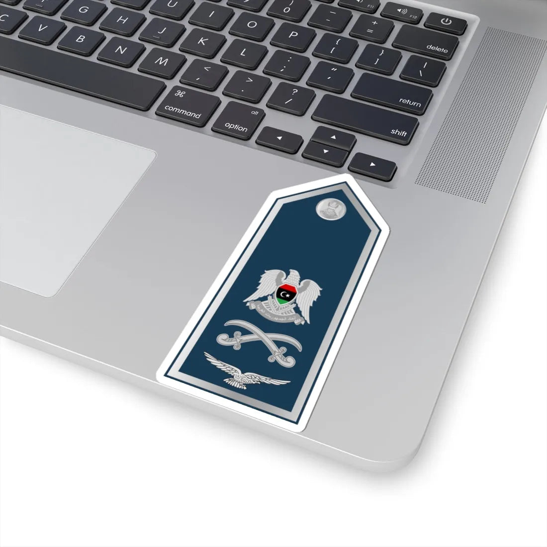 13.Libyan Air Force MG (Libya) (Military Rank) STICKER Vinyl Kiss-Cut Decal - The Sticker Space
