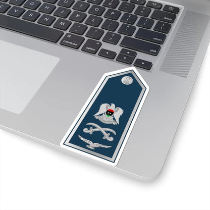 13.Libyan Air Force MG (Libya) (Military Rank) STICKER Vinyl Kiss-Cut Decal - The Sticker Space