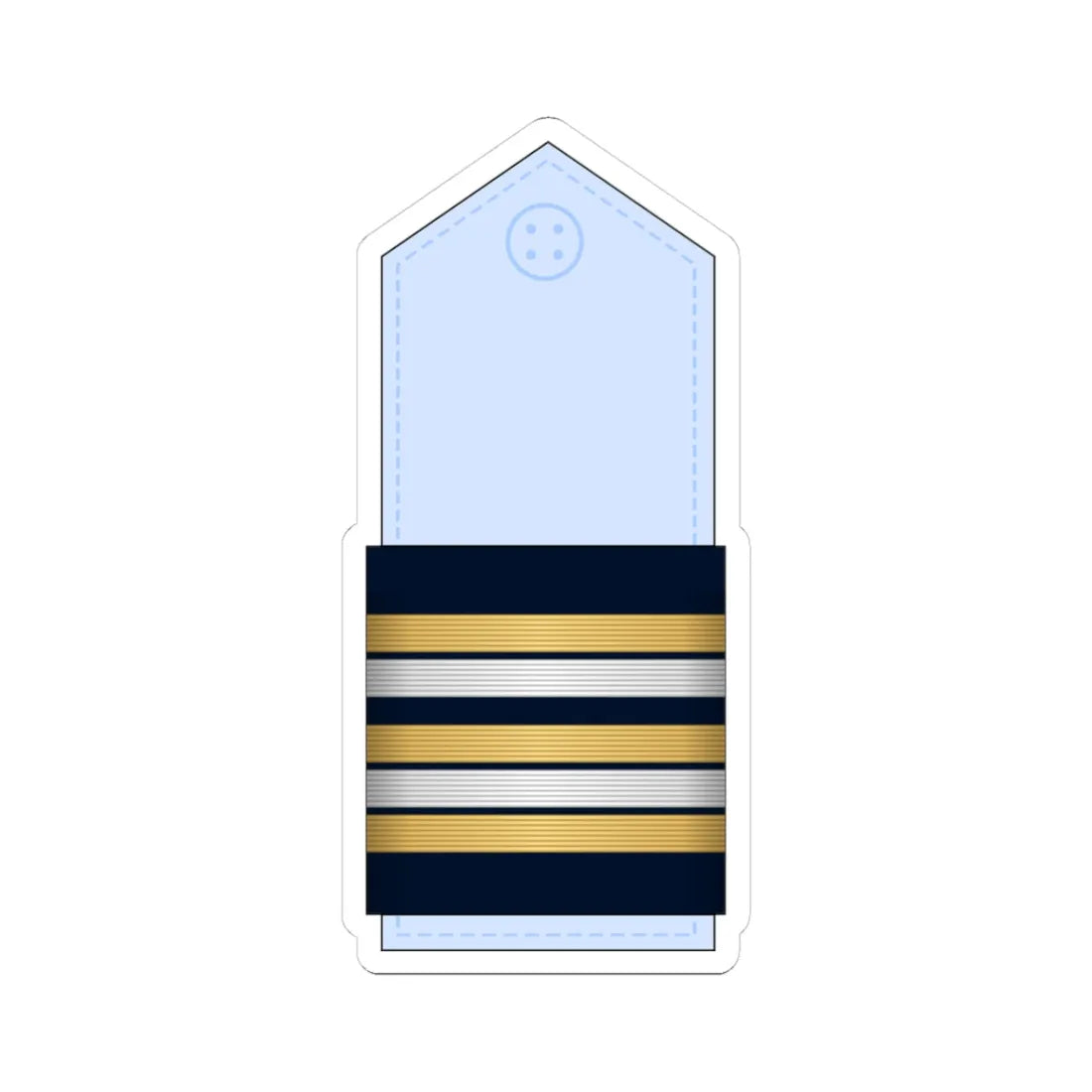 13.Moroccan Air Force LTC (Morocco) (Military Rank) STICKER Vinyl Kiss-Cut Decal 3 Inch White - The Sticker Space