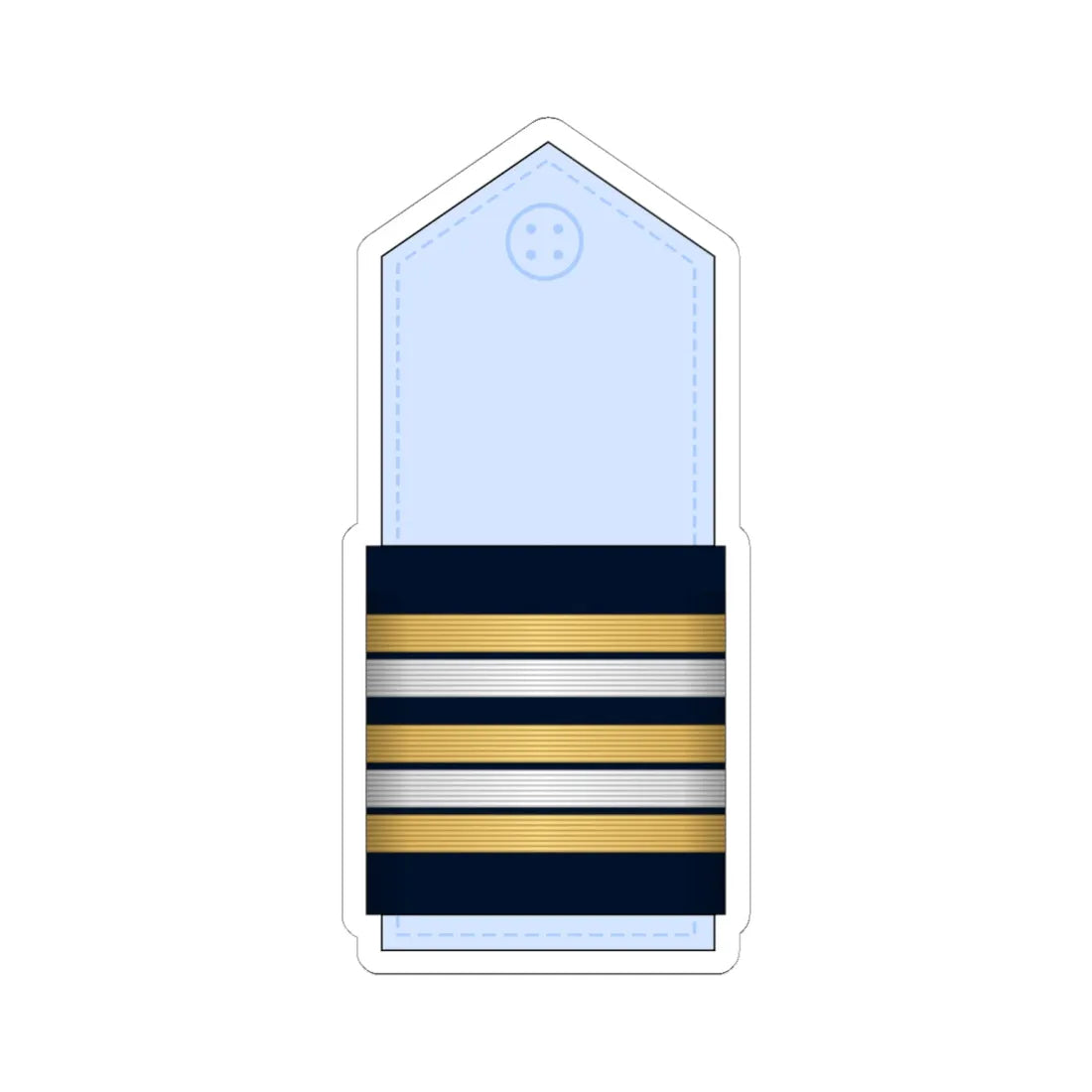 13.Moroccan Air Force LTC (Morocco) (Military Rank) STICKER Vinyl Kiss-Cut Decal 6 Inch White - The Sticker Space