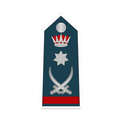 13.RBAF LG (Bahrain) (Military Rank) STICKER Vinyl Kiss-Cut Decal 2 Inch White - The Sticker Space