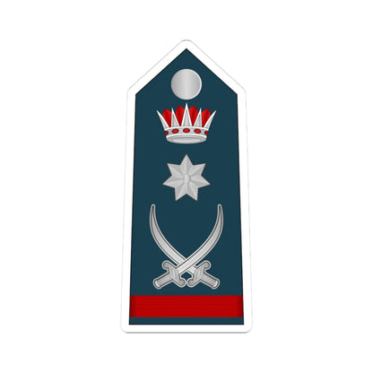 13.RBAF LG (Bahrain) (Military Rank) STICKER Vinyl Kiss-Cut Decal 3 Inch White - The Sticker Space
