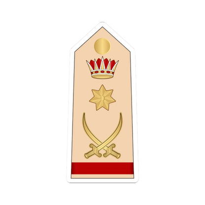 13.RBLF LG (Bahrain) (Military Rank) STICKER Vinyl Kiss-Cut Decal 2 Inch White - The Sticker Space