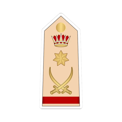 13.RBLF LG (Bahrain) (Military Rank) STICKER Vinyl Kiss-Cut Decal 3 Inch White - The Sticker Space