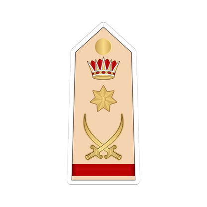 13.RBLF LG (Bahrain) (Military Rank) STICKER Vinyl Kiss-Cut Decal 4 Inch White - The Sticker Space