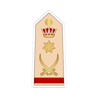 13.RBLF LG (Bahrain) (Military Rank) STICKER Vinyl Kiss-Cut Decal 6 Inch White - The Sticker Space
