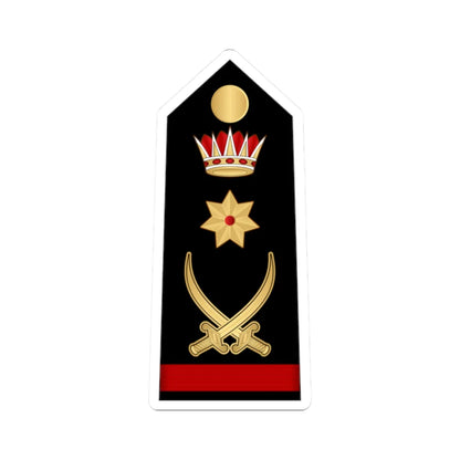 13.RBNF LG (Bahrain) (Military Rank) STICKER Vinyl Kiss-Cut Decal 2 Inch White - The Sticker Space