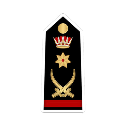 13.RBNF LG (Bahrain) (Military Rank) STICKER Vinyl Kiss-Cut Decal 3 Inch White - The Sticker Space