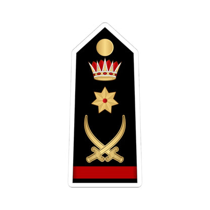 13.RBNF LG (Bahrain) (Military Rank) STICKER Vinyl Kiss-Cut Decal 4 Inch White - The Sticker Space