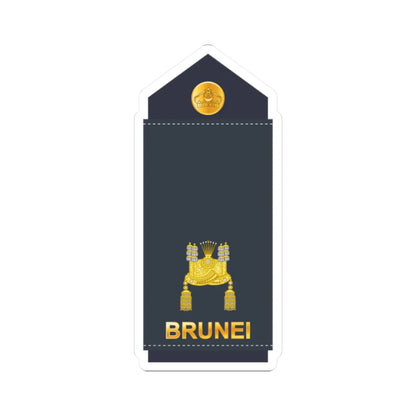 13.RBrAF MAJ (Brunei) (Military Rank) STICKER Vinyl Kiss-Cut Decal 2 Inch White - The Sticker Space