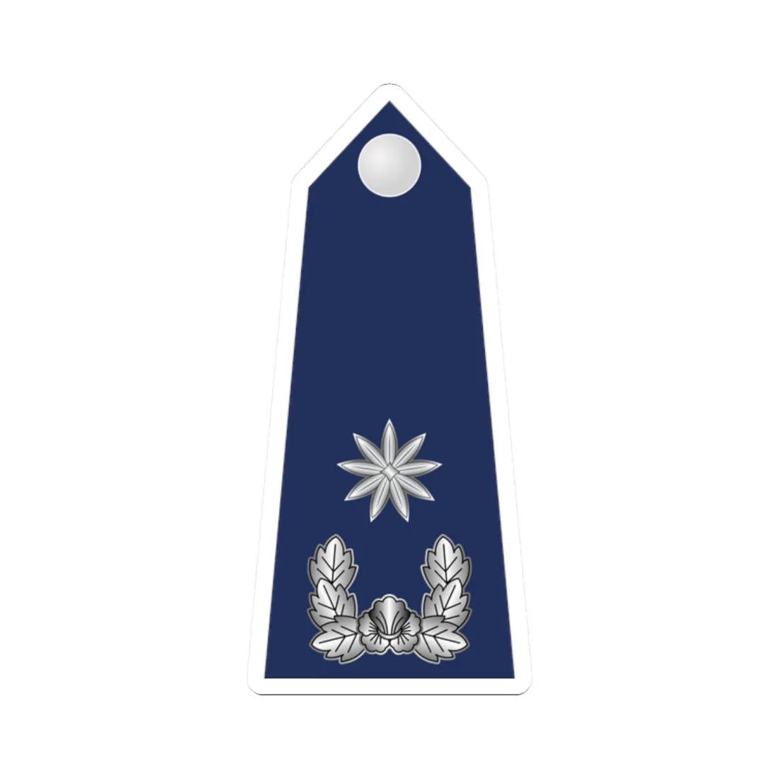 13.SKAF MAJ (Korea) (Military Rank) STICKER Vinyl Kiss-Cut Decal 2 Inch White - The Sticker Space