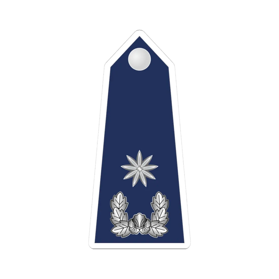 13.SKAF MAJ (Korea) (Military Rank) STICKER Vinyl Kiss-Cut Decal 3 Inch White - The Sticker Space