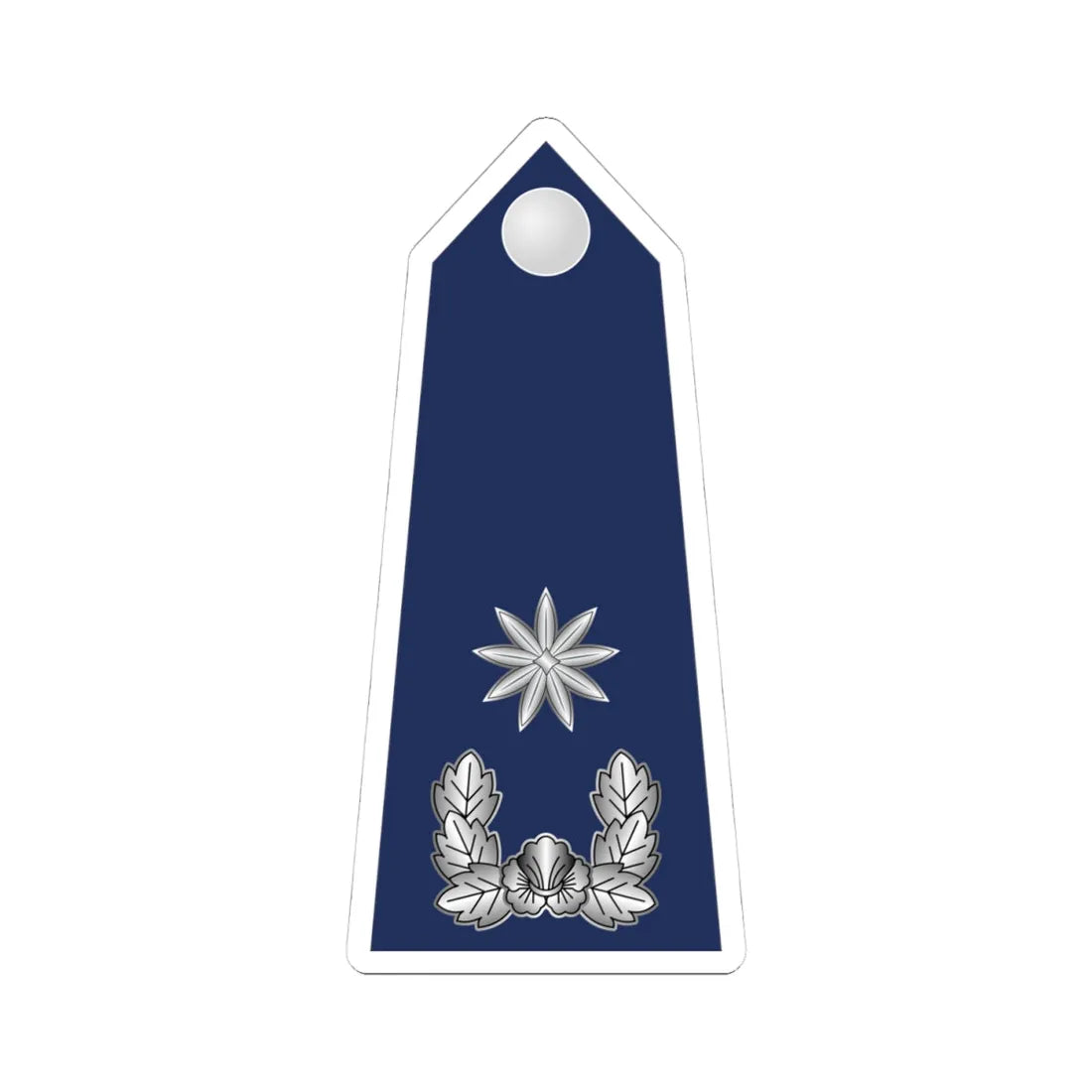13.SKAF MAJ (Korea) (Military Rank) STICKER Vinyl Kiss-Cut Decal 4 Inch White - The Sticker Space