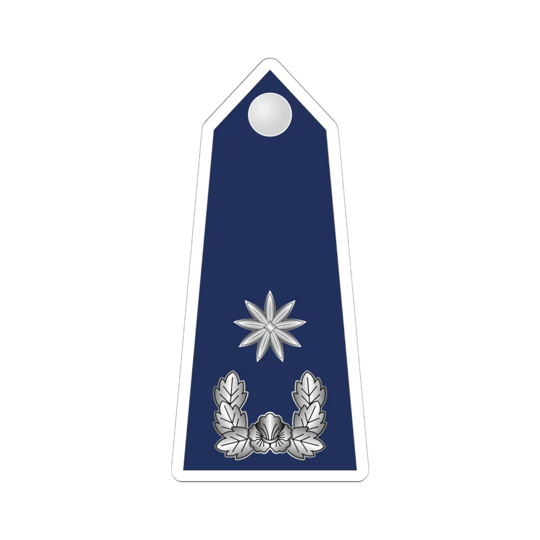 13.SKAF MAJ (Korea) (Military Rank) STICKER Vinyl Kiss-Cut Decal 6 Inch White - The Sticker Space