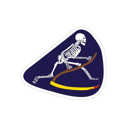 13th Aero Squadron Emblem (U.S. Air Force) REVERSE PRINT Transparent Die-Cut STICKER 4 Inch Die-Cut Transparent - The Sticker Space