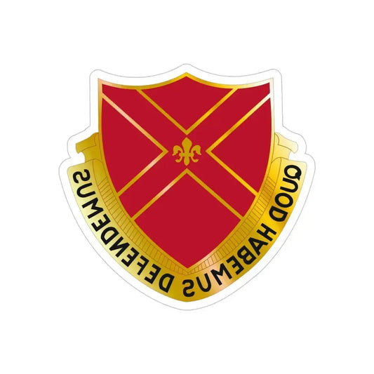 13th Air Defense Artillery Group (U.S. Army) REVERSE PRINT Transparent Die-Cut STICKER 6 Inch Die-Cut Transparent - The Sticker Space