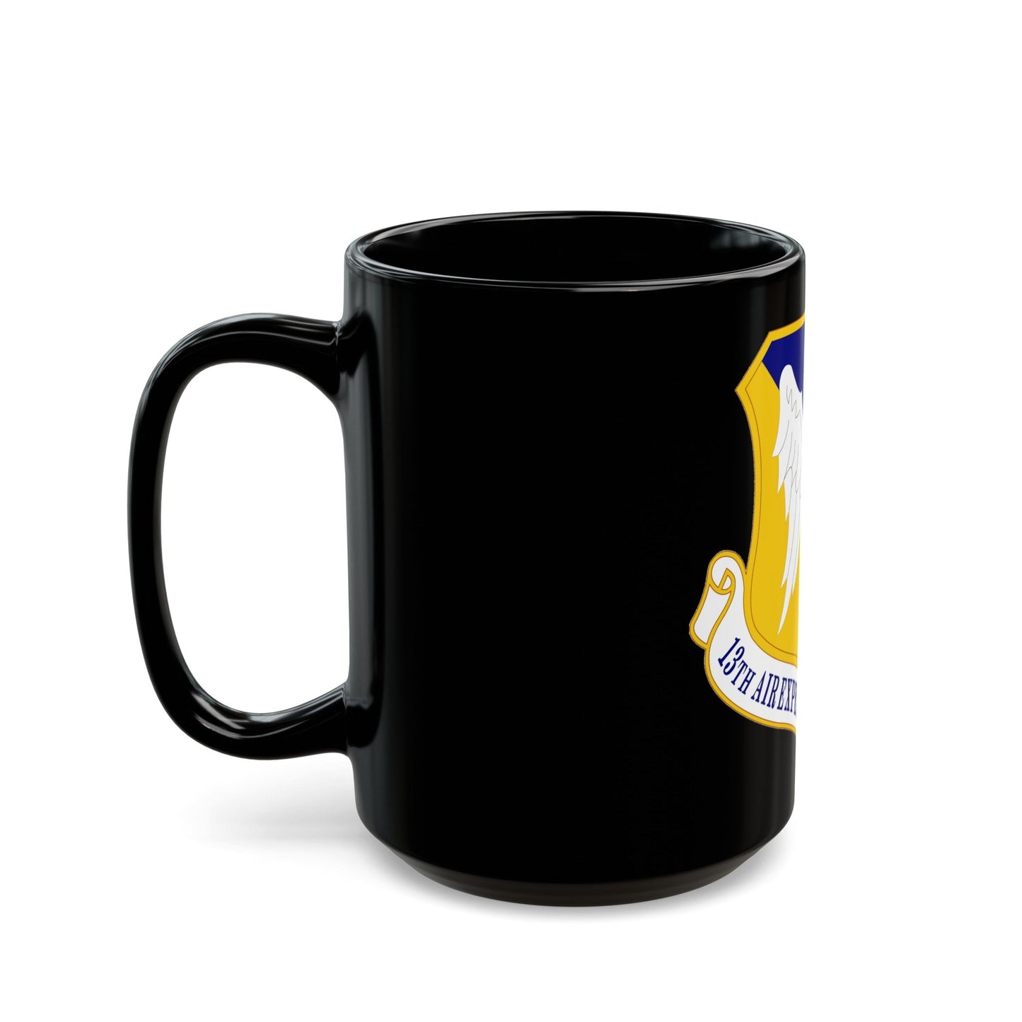 13th Air Expeditionary Group (U.S. Air Force) Black Coffee Mug-The Sticker Space