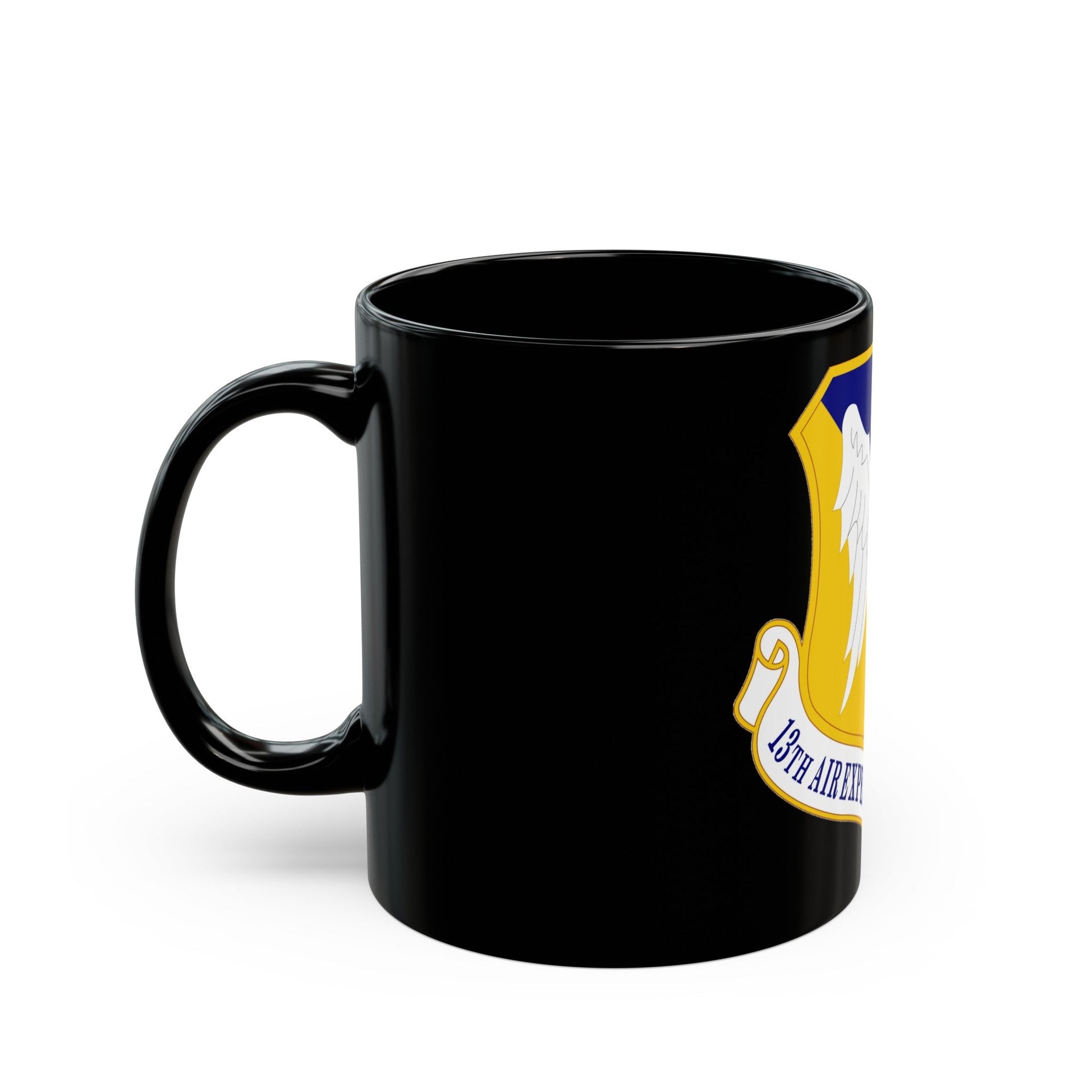 13th Air Expeditionary Group (U.S. Air Force) Black Coffee Mug-The Sticker Space