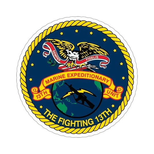 13th Marine Command Element 13th MEU (USMC) STICKER Vinyl Die-Cut Decal 6 Inch - The Sticker Space