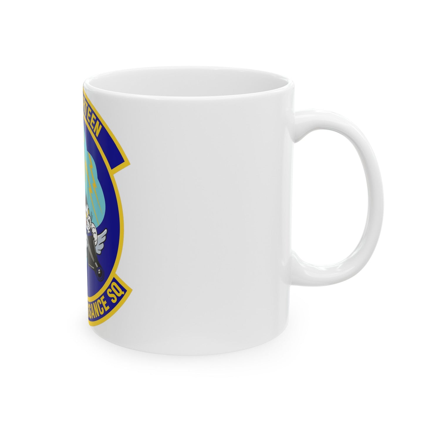 13th Reconnaissance Squadron (U.S. Air Force) White Coffee Mug-The Sticker Space