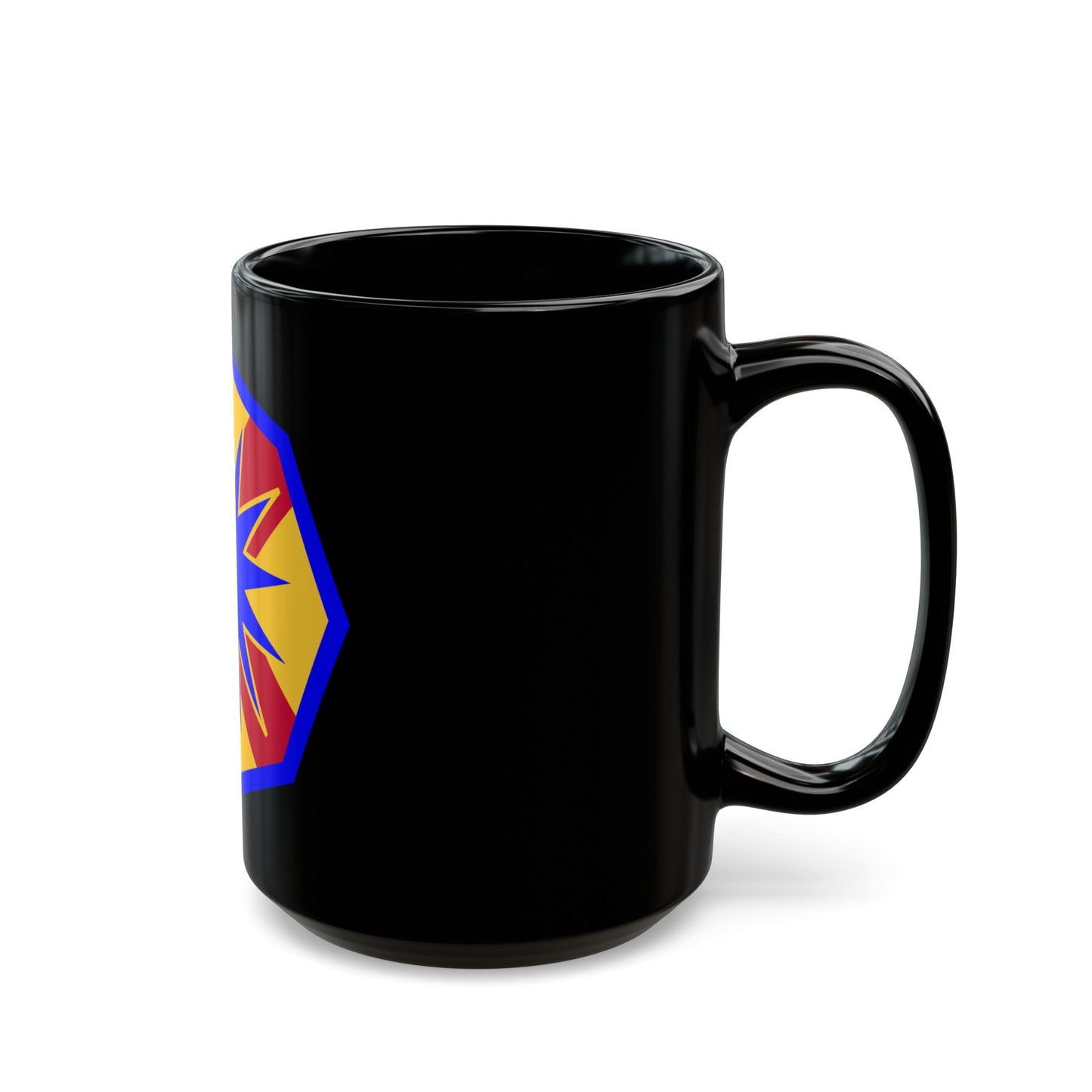 13th Sustainment Command Expeditionary (U.S. Army) Black Coffee Mug-The Sticker Space