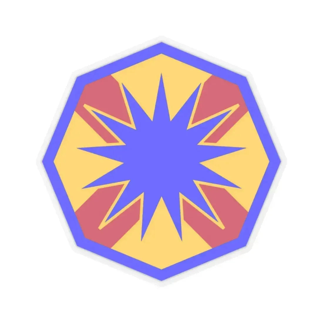 13th Sustainment Command Expeditionary (U.S. Army) STICKER Vinyl Kiss-Cut Decal 2 Inch Transparent - The Sticker Space