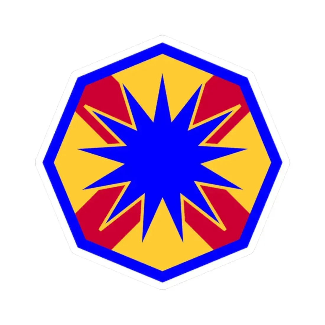 13th Sustainment Command Expeditionary (U.S. Army) STICKER Vinyl Kiss-Cut Decal 2 Inch White - The Sticker Space