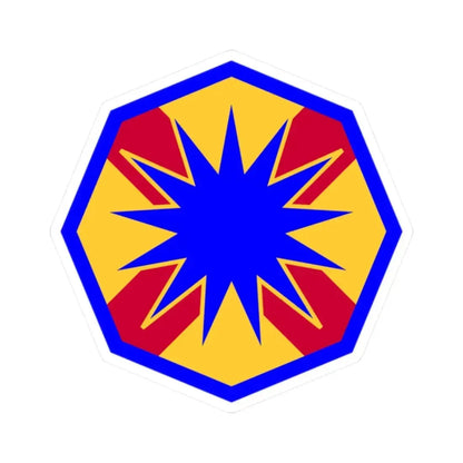 13th Sustainment Command Expeditionary (U.S. Army) STICKER Vinyl Kiss-Cut Decal 2 Inch White - The Sticker Space