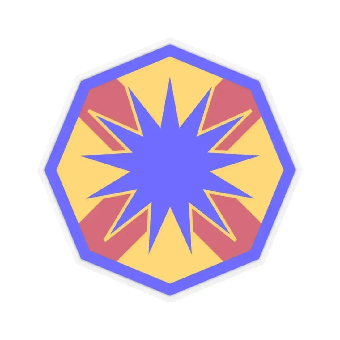 13th Sustainment Command Expeditionary (U.S. Army) STICKER Vinyl Kiss-Cut Decal 3 Inch Transparent - The Sticker Space