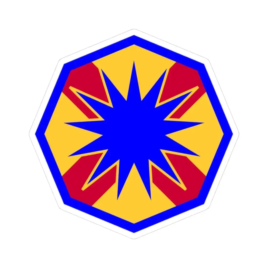 13th Sustainment Command Expeditionary (U.S. Army) STICKER Vinyl Kiss-Cut Decal 3 Inch White - The Sticker Space