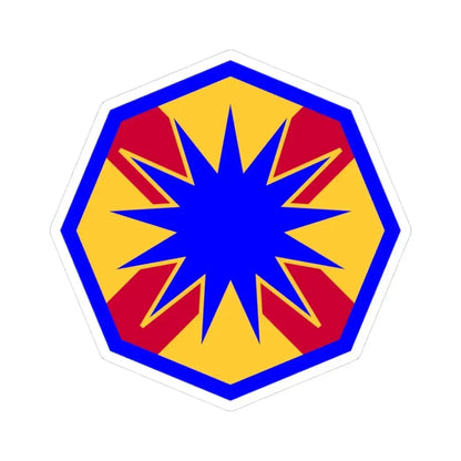 13th Sustainment Command Expeditionary (U.S. Army) STICKER Vinyl Kiss-Cut Decal 3 Inch White - The Sticker Space