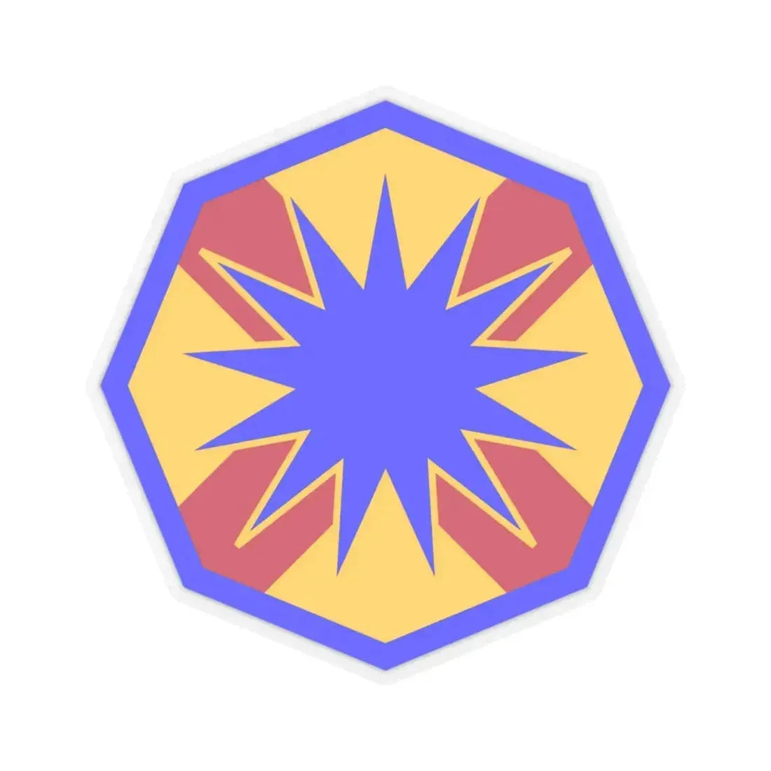 13th Sustainment Command Expeditionary (U.S. Army) STICKER Vinyl Kiss-Cut Decal 4 Inch Transparent - The Sticker Space